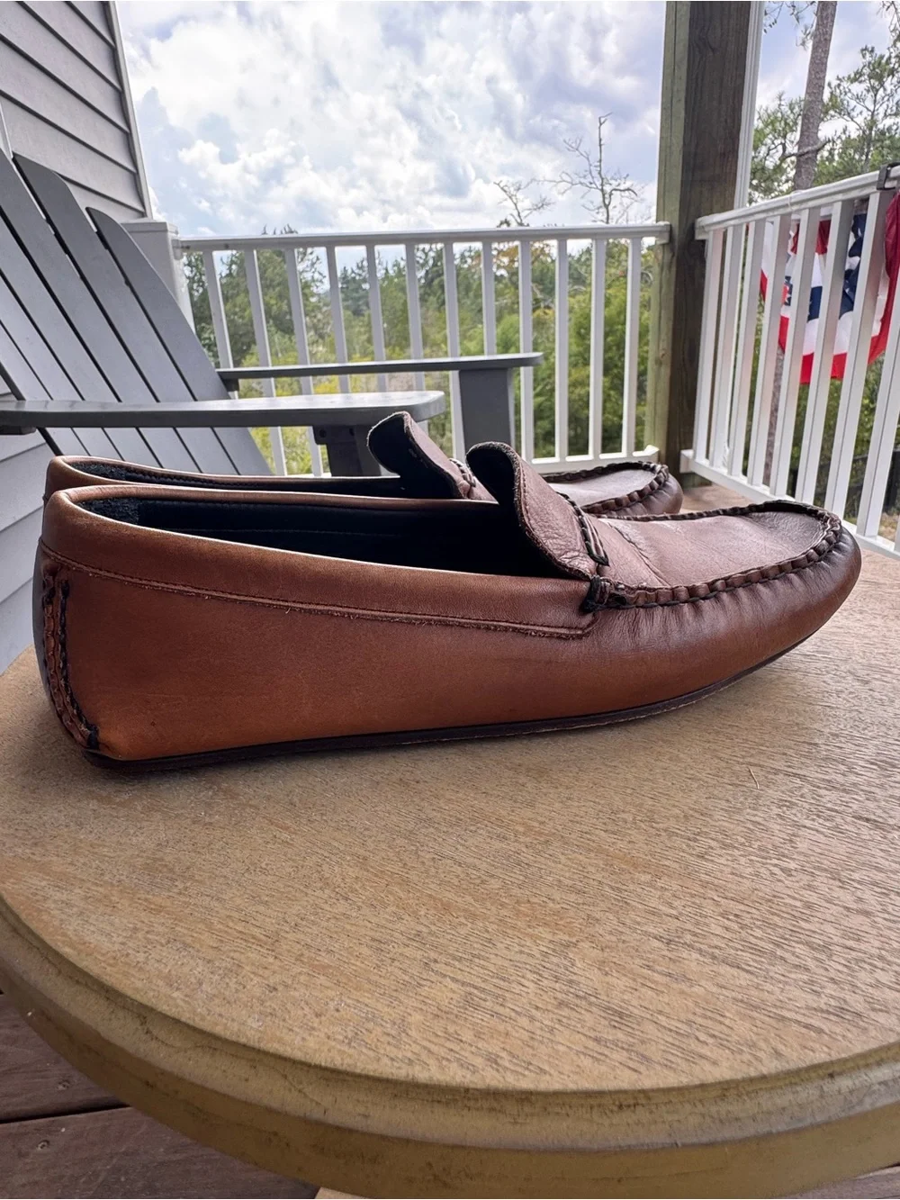 Allen Edmonds Super Sport Brown Leather Driving Loafers Men’s 8D
